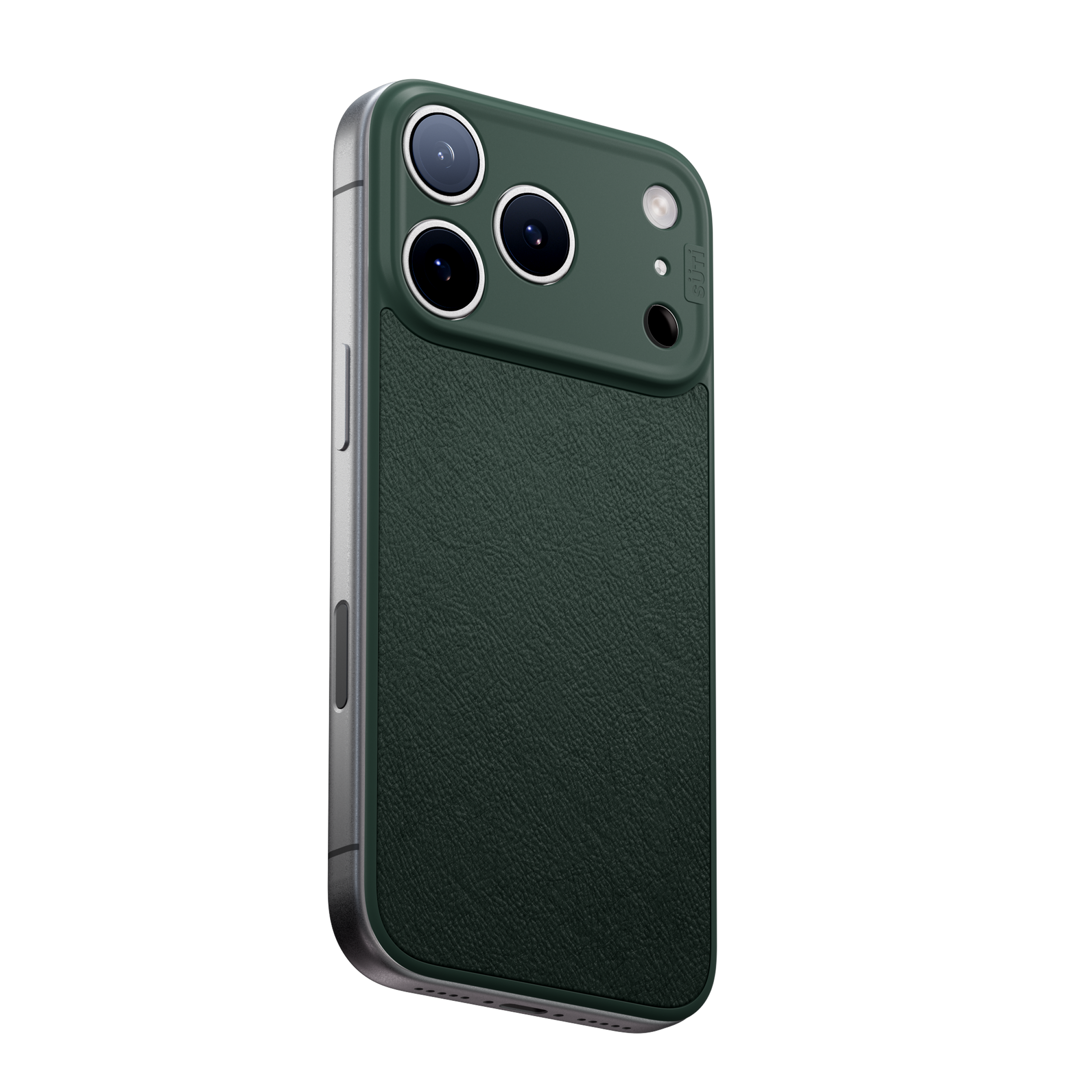 ファーウェイ SUTI PhoneBack iPhone15Pro用 ブラックレザー 【公式通販】