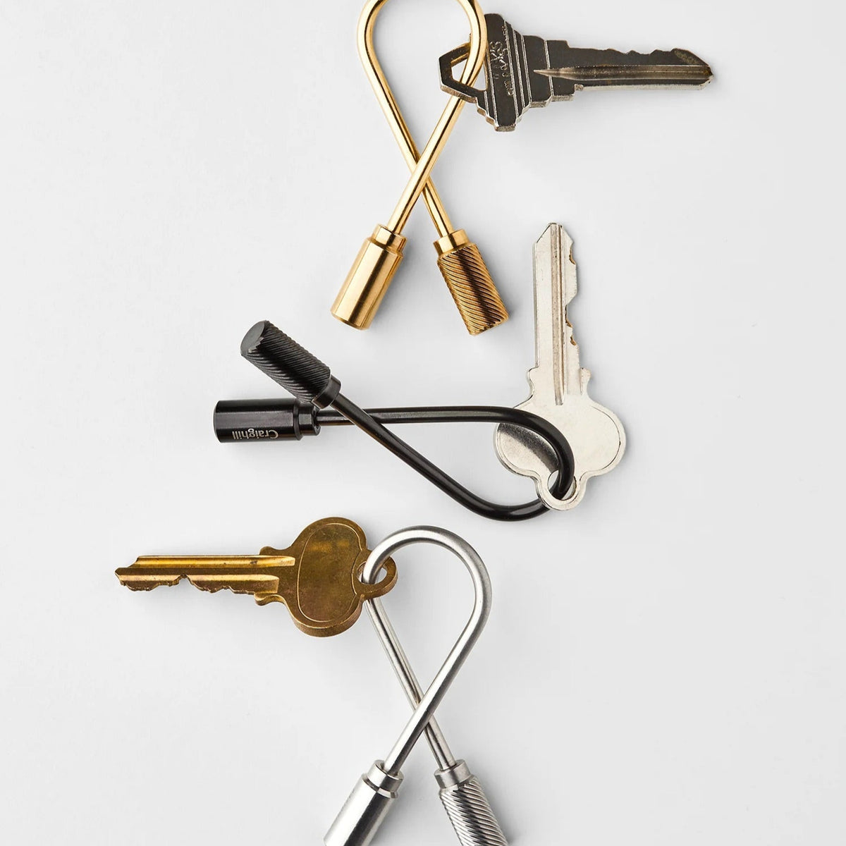 Closed Helix Keyring