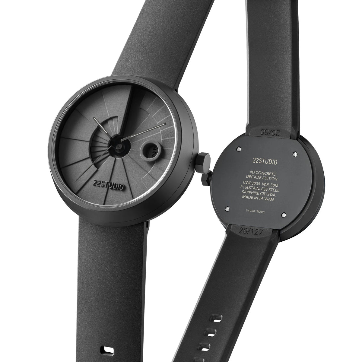 4D Concrete Watch