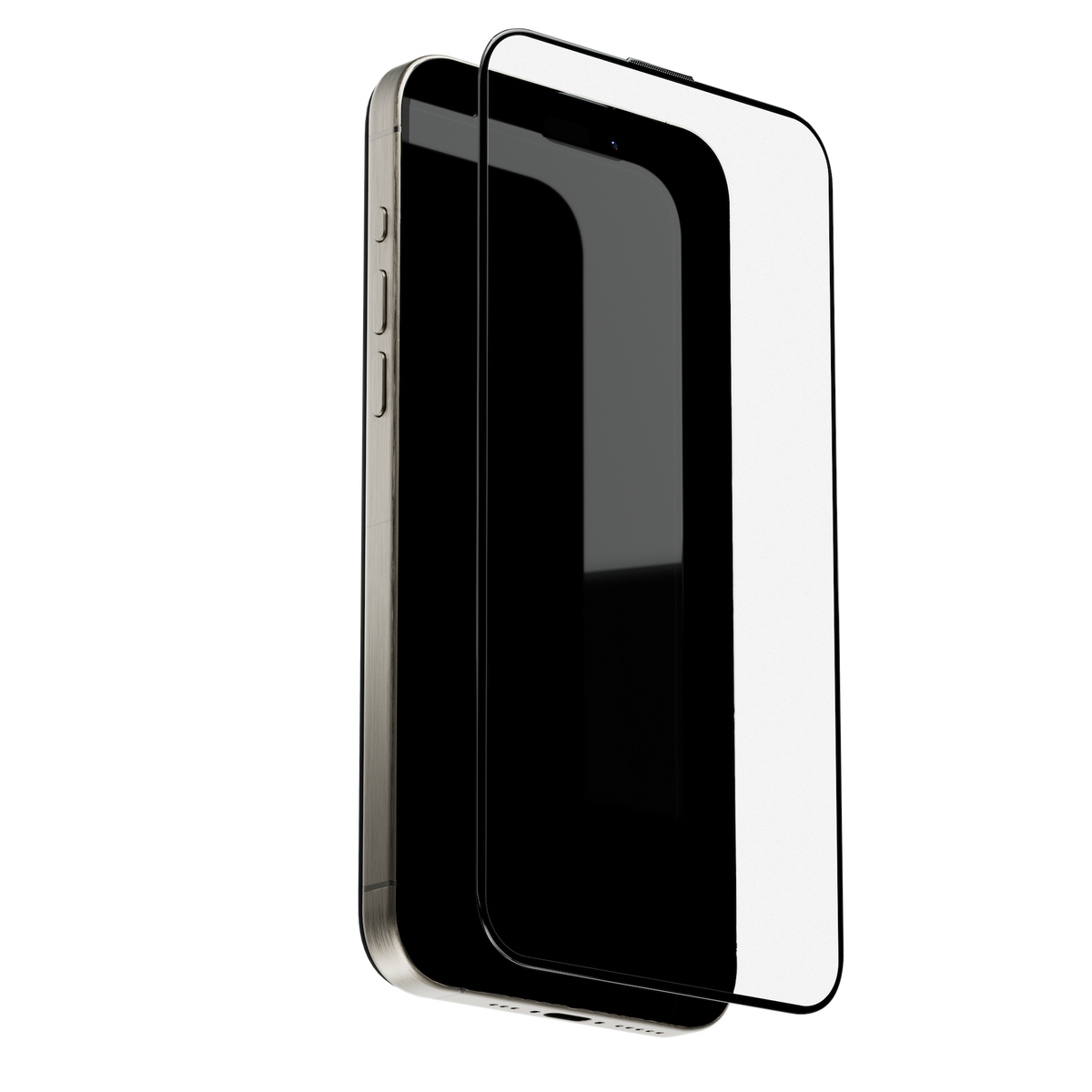 SUTI iPhone16 Pro Max PhoneBackナノレザーブラック PhoneBack by Süti - Thinnest iPhone Case Minimalist for the Caseless