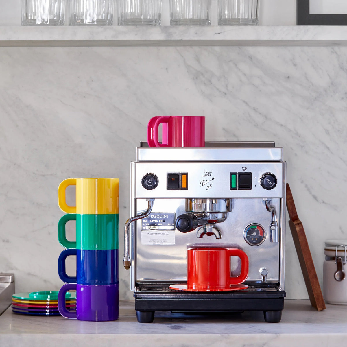 Vignelli Hellerware Max Stacking Cups
