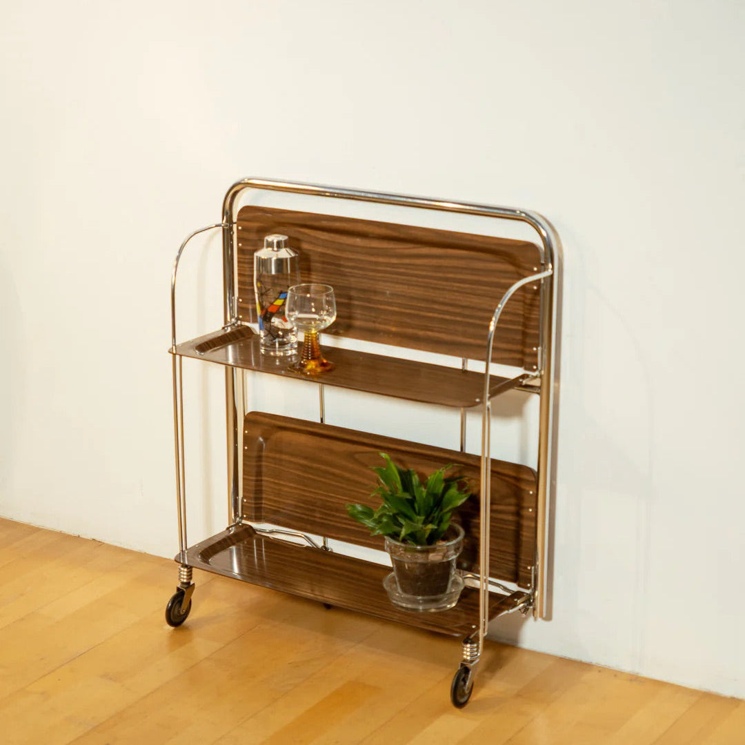 Folding Serving Trolley