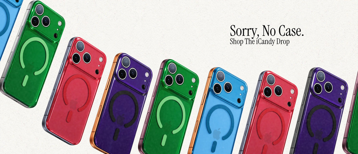 iCandy Drop — translucent PhoneBacks in a row