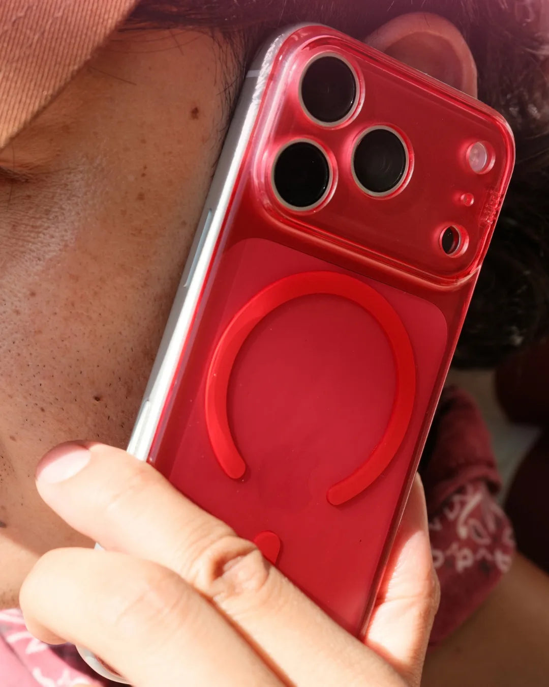 Strawberry PhoneBack on iPhone 17 Pro